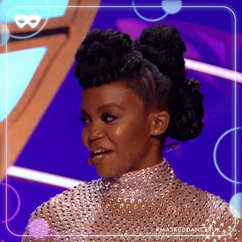 Faint Oti Mabuse GIF by The Masked Singer UK & The Masked Dancer UK