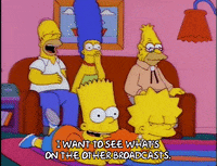 homer simpson laughing GIF