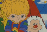 rainbow brite 80s GIF