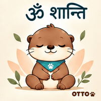 Inner Peace GIF by Otto the Otter by GleeSpace