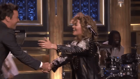jimmy fallon hug GIF by Rita Ora