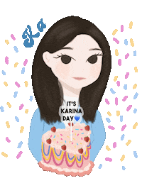 Celebrating Happy Birthday Sticker