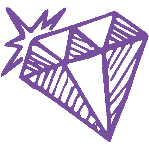 Diamond Crystal Sticker by MagicTack