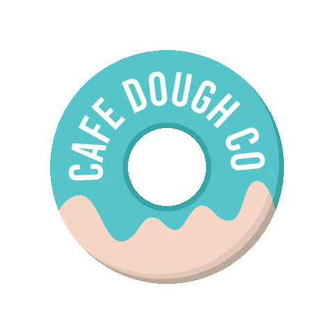 cafedoughco giphygifmaker coffee cafe donuts Sticker