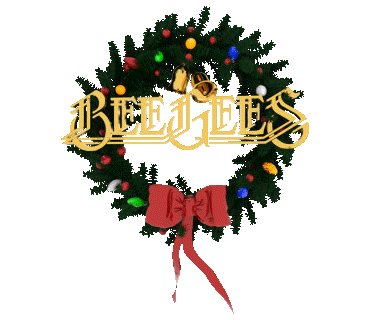 christmas Sticker by Bee Gees