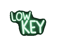 Neon Low Key Sticker