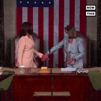 Kamala Harris Fist Bump GIF by NowThis