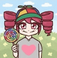 Rainbow Kid GIF
