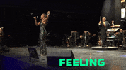 NicoleHenryJazz excited jump diva dramatic GIF