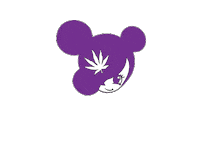 Anesia purple weed cannabis lila Sticker