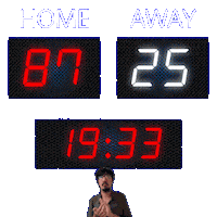 25 Away Sticker