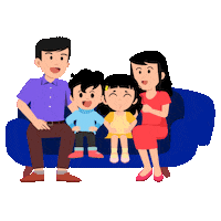 ruangmom family mom ibu millenial Sticker