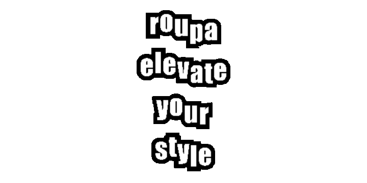 roupa roupa elevate your style Sticker