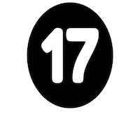 Number Blanco Sticker