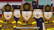 happy police GIF by South Park 