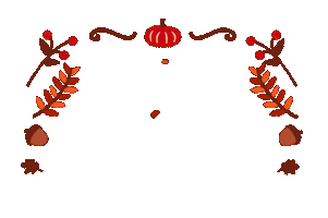 First Of The Month Autumn Sticker by Jessica Lau