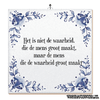 Nl Wijsheid Sticker by Tegelspreuken.nl