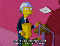 excited bart simpson GIF
