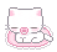 Cat Sleeping Sticker