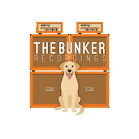 Recording Studio Dog Sticker by The Bunker Recordings