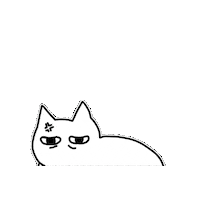 Angry Cat Sticker