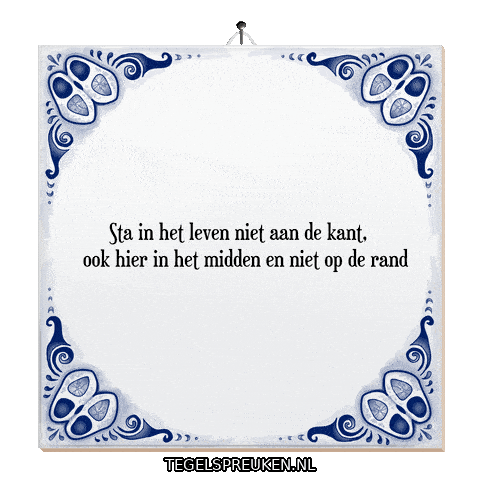 Humor Focus Sticker by Tegelspreuken.nl