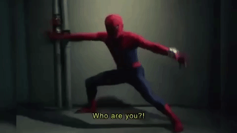 old spiderman GIF