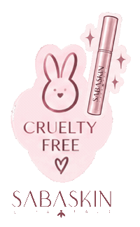 SABASKIN skincare vegan bunny cruelty free Sticker