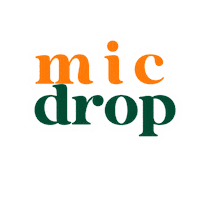 Micdrop Sticker by Studio amp