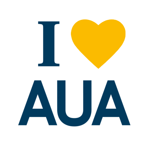 Heart Love Sticker by AUA Communications