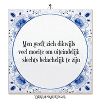 Nl Spreuk Sticker by Tegelspreuken.nl