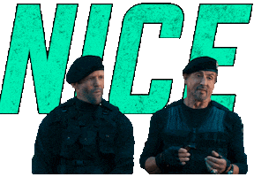 The Expendables Christmas Sticker by Lionsgate