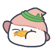 onemolu hatcat 嚼嚼 魔法帽帽貓 帽貓 Sticker