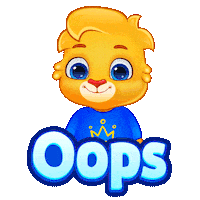 Sorry Oh No Sticker by Lucas and Friends by RV AppStudios