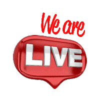 We Are Live Charity Sticker by RaiseThon