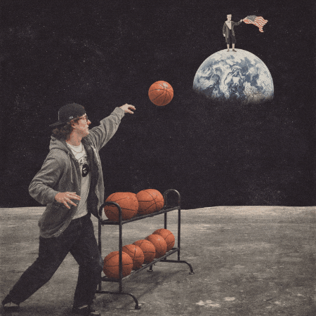 Moon Shot Airball GIF by Jan Metternich