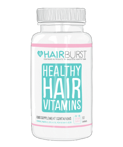 Hairburst giphyupload vitamins hair goals hair vitamins Sticker