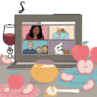 Happy New Year Friends Sticker by INTO ACTION