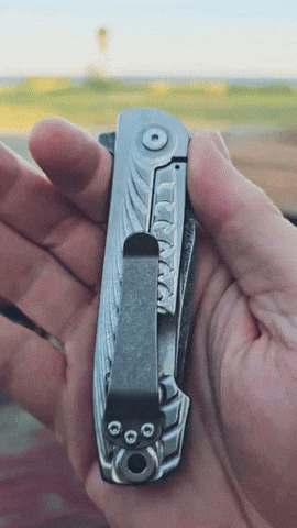 nilknarf1 les george defiant 7 morph scales titanium folding knife GIF