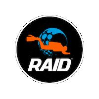DiveRaid community dive diving scuba Sticker