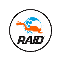 DiveRaid logo community dive diving Sticker