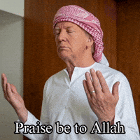 Praying Donald Trump GIF