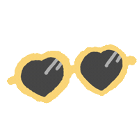 Sunglasses Gal Sticker