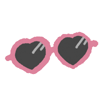 Sunglasses Gal Sticker