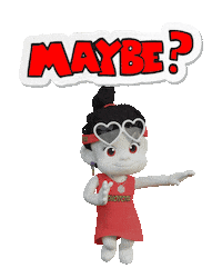 Who Knows Idk Sticker by Zhotcita