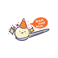 Nom Sticker by Baso Aci Ganteng