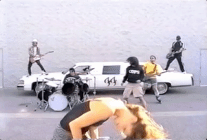 White Limo Hair Flip GIF by Foo Fighters