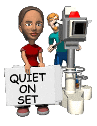 television shut up Sticker