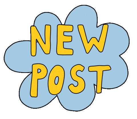 Flower New Post Sticker