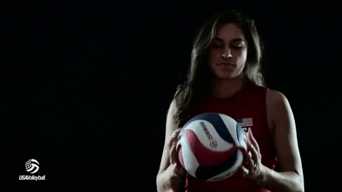 usavolleyball giphygifmaker lets go adidas intense GIF